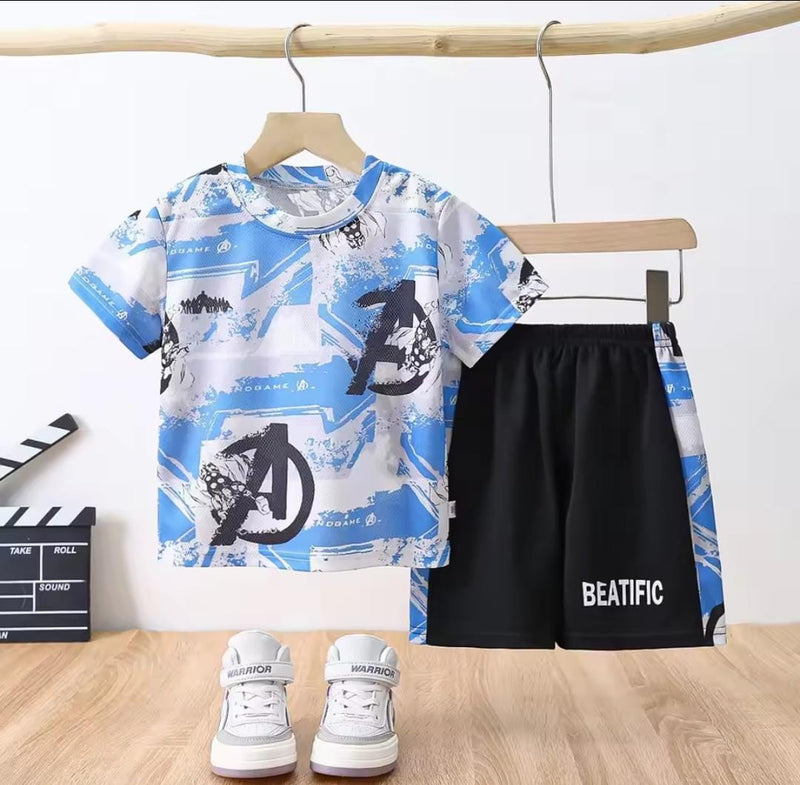 Kid's Breathable Quick Drying Top and Shorts 2 Pieces Set   1576029 - TUZZUT Qatar Online Shopping