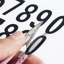 Reflective Mailbox Number Sticker,0-9 Waterproof - TUZZUT Qatar Online Shopping