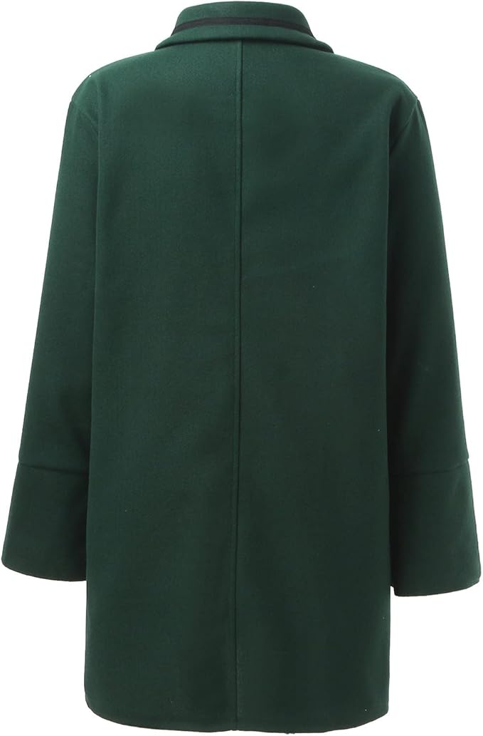 Winter Collar Design Casual Green Jacket 67071 - TUZZUT Qatar Online Shopping