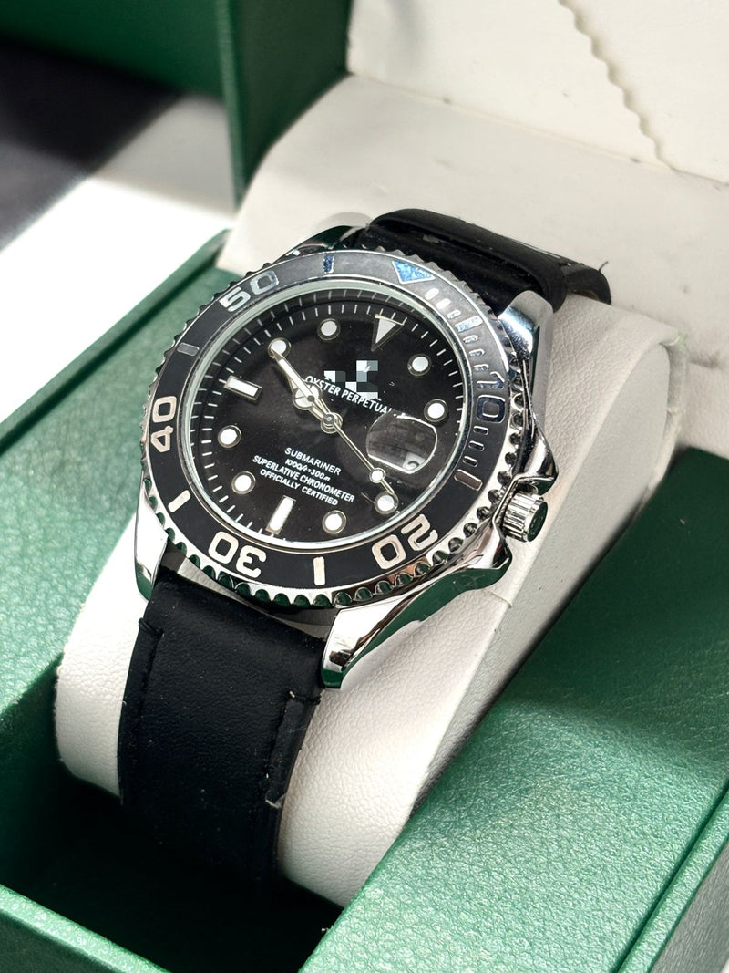 Luxury Men's Black Strap Stylish Watch W345268 - TUZZUT Qatar Online Shopping