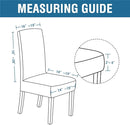 Stretch Dining Chair Covers Elastic High Back Dining Room Chair Cover - TUZZUT Qatar Online Shopping