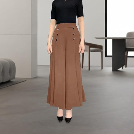 Women's Wide Leg Pants Casual Trousers B242833 Women's Wide Leg Pants Casual Trousers B242833