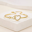 Infinity Heart Bracelet For Women