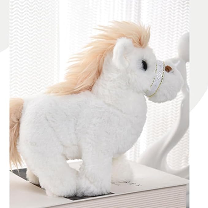 Realistic Robot Pony Plush Toy | Lifelike Robotic Horse for Kids Childrens Day Realistic Robot Pony Walks Horse Plush Realistic Robot Pony Plush Toy | Lifelike Robotic Horse for Kids Childrens Day Realistic Robot Pony Walks Horse Plush