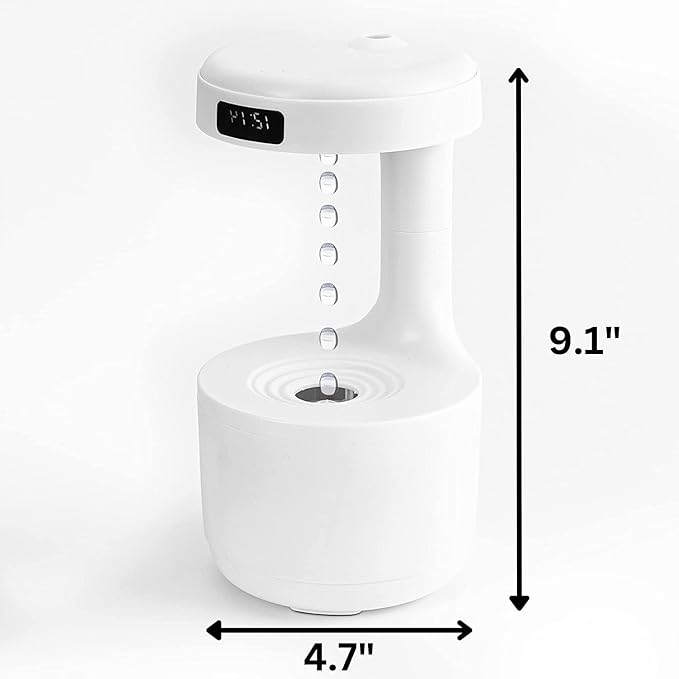 Anti-Gravity Water Droplet Humidifier, Hovering Water Droplet Backflow Anti-Gravity Water Droplet Humidifier, Hovering Water Droplet Backflow