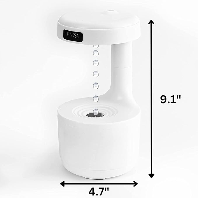 Humidifier Anti-Gravity Water Droplet Humidifier, Hovering Water Droplet Backflow