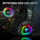 Onikuma K10 Gaming Headset with Surround Sound Pro Noise Canceling Gaming Headphones with Mic & RGB LED Light - Tuzzut.com Qatar Online Shopping