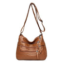 Leather Lightweight Crossbody Bag YS443 - TUZZUT Qatar Online Shopping