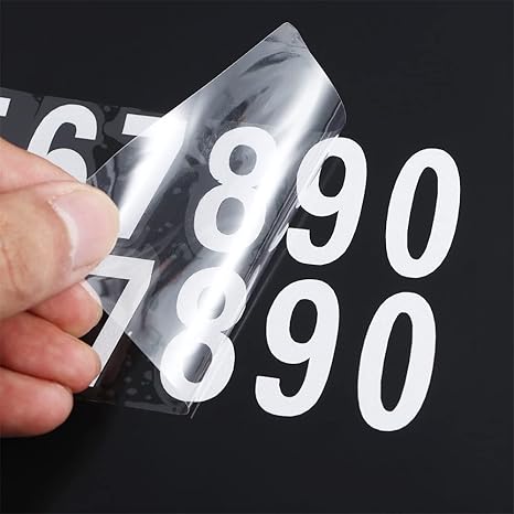 Reflective Mailbox Number Sticker,0-9 Waterproof Reflective Mailbox Number Sticker,0-9 Waterproof