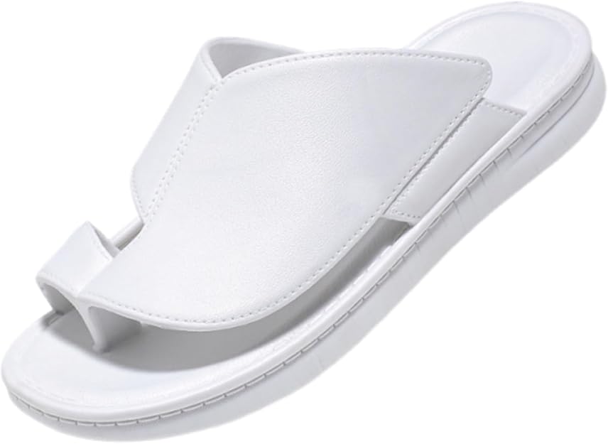 Non-slip Soft-soled Casual Men's Slippers White MS24 Non-slip Soft-soled Casual Men's Slippers White MS24