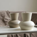 Wide Mouth Ceramic Flower Vase A2314 - TUZZUT Qatar Online Shopping