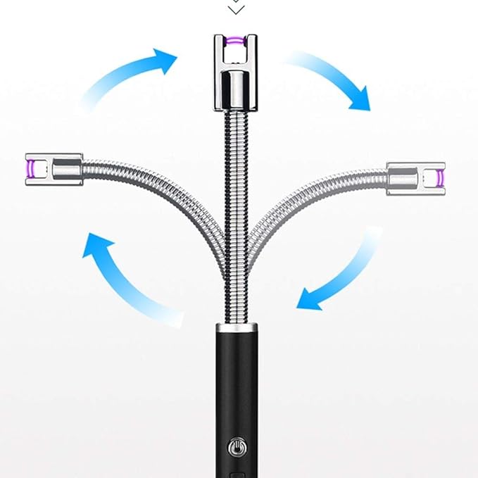 Electric Arc Grill Lighter USB Rechargeable with Flexible Neck  S4609791 - TUZZUT Qatar Online Shopping
