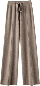 Women's Winter Cashmere Wide Leg Pants 59457 - TUZZUT Qatar Online Shopping