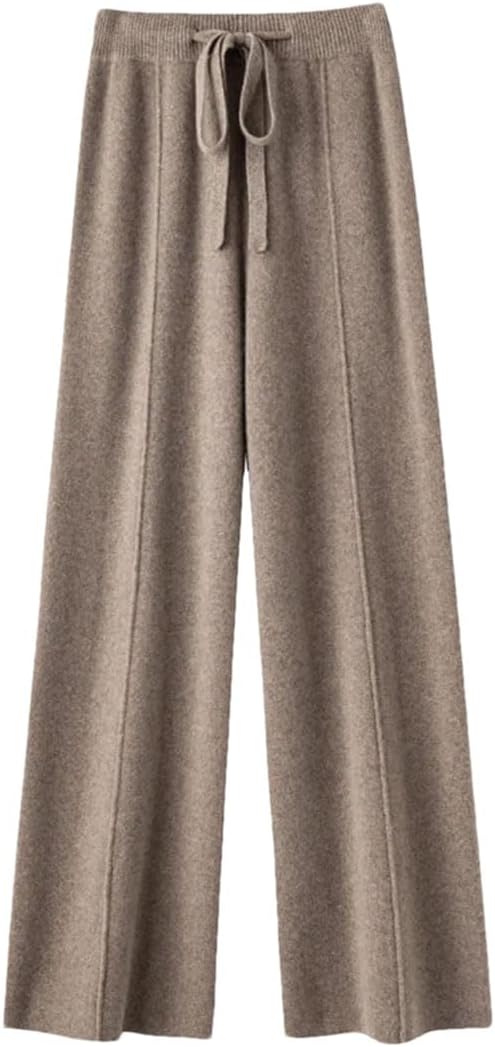 Women's Winter Cashmere Wide Leg Pants 59457 - TUZZUT Qatar Online Shopping