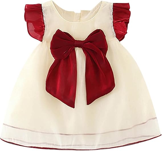 Girls Short Sleeve Floral  Ruffles Princess Dress 1555541 - TUZZUT Qatar Online Shopping