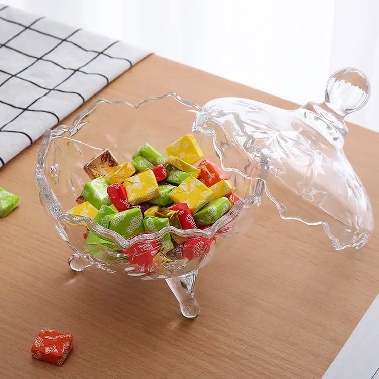 Crystal Cut Candy Bowl with Lid TG001-1 Crystal Cut Candy Bowl with Lid TG001-1