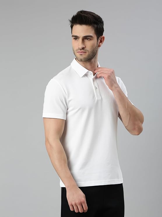 Polo T Shirt White TS6565 Polo T Shirt White TS6565