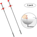 Drain Snake, Spring Pipe Dredging Tool 21” Telescopic Flexible Pickup Claws Reusable Clog Remover For Drains Sink Toilet Vents