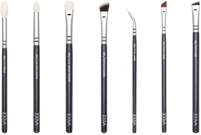 ZOEVA Brushes Makeup Cosmetics Brush Tool Complete Set set of 15 Pennelli Makeup brushes Face Eye Brushes Kit Blending Makeup Brushes set Complete Eye Set Bag