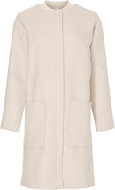 Women's Collective Pocket Front Coat 172597 - TUZZUT Qatar Online Shopping