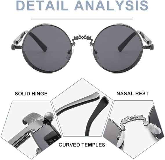 Retro Round Sunglasses X444709306 - TUZZUT Qatar Online Shopping