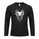 Men’s Black Spider Graphic Long-Sleeve Top SPM23131 - M