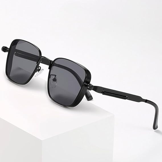 Men Women Vintage Metal Punk Sun glasses S96302 - TUZZUT Qatar Online Shopping