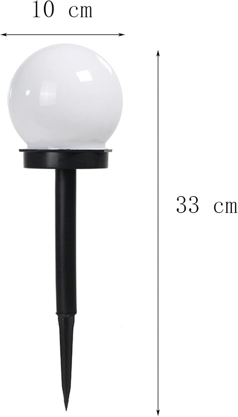 Solar Water Proof Round Ball Light For Garden  B-331343 - TUZZUT Qatar Online Shopping