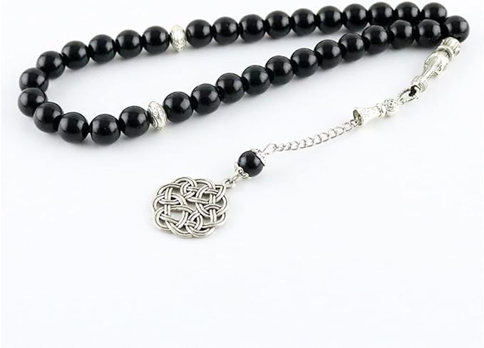 Stone Beads Natural Agate Round Decorative Beads 33 - TUZZUT Qatar Online Shopping