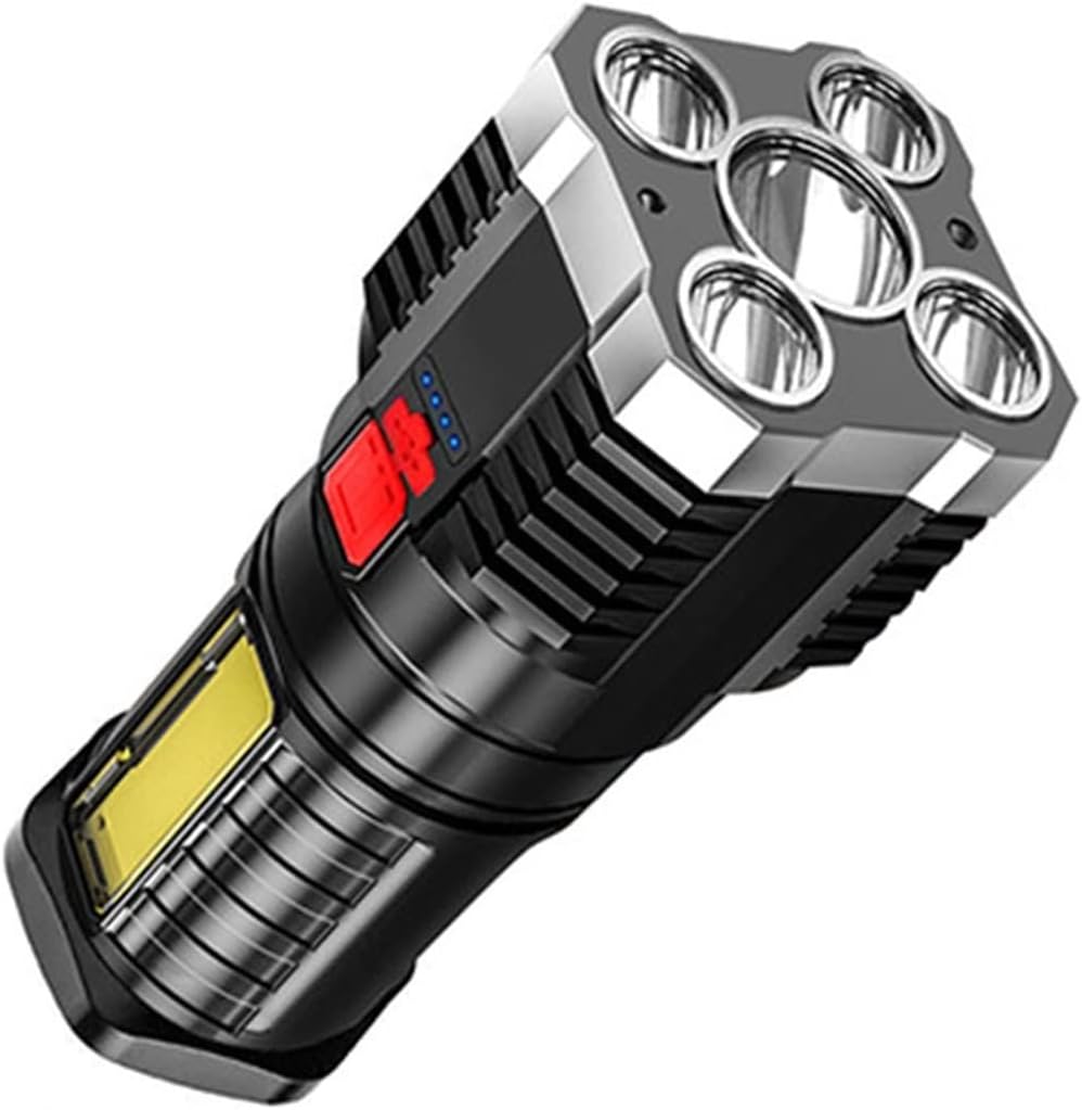 5LED High Power Led Flashlights Rechargeable Camping Spotlight with Side Light 3 Lighting Modes for Camping Adventure Outdoor HY912 5LED High Power Led Flashlights Rechargeable Camping Spotlight with Side Light 3 Lighting Modes for Camping Adventure Outdoor HY912