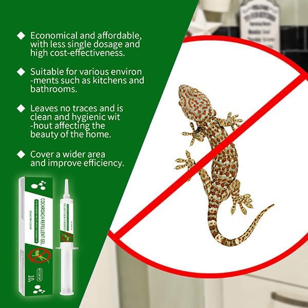 Lizard Repeller for Outside,Reptile Away Gel Lizard Repeller for Outside,Reptile Away Gel