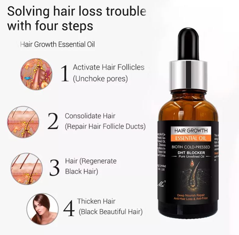 Hair Growth Oil | Controls Hair Fall & Boosts New Hair - TUZZUT Qatar Online Shopping