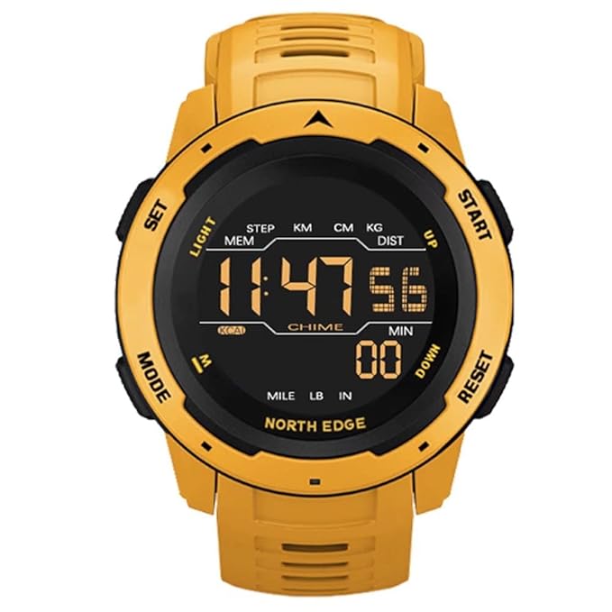 NORTH EDGE Men's Digital Sports Watch - Mars W76101 - TUZZUT Qatar Online Shopping