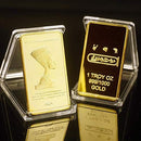 Replica Gold Plated Bullion Bar Collectibles Souvenir 1 Troy OZ with Gift Box - TUZZUT Qatar Online Shopping