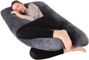 U Shaped Pregnancy Full Body Pillow with Velvet Cover 70x130cm - TUZZUT Qatar Online Shopping