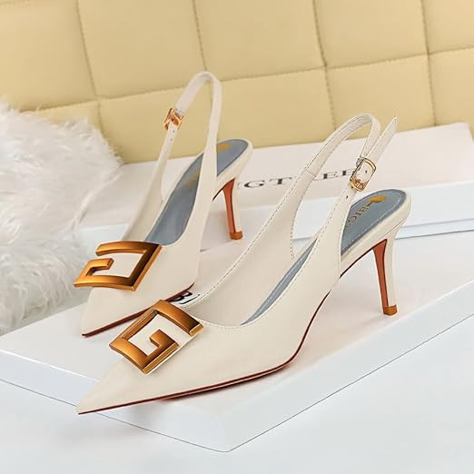 G Metal Buckle Women's High Heel Sandals X3013370 G Metal Buckle Women's High Heel Sandals X3013370