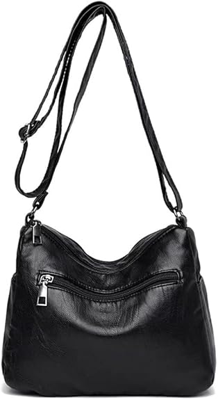 Leather Lightweight Crossbody Bag YS442 - TUZZUT Qatar Online Shopping