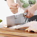 1 Pc Manual Chicken Cutter Holder Cutting Aids Stainless Steel Poultry Bone Cutter Meat Cleaver Dicing Aid Tool Hand Protector Kitchen Gadget - White X2294691 - Tuzzut.com Qatar Online Shoppi