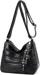 Leather Lightweight Crossbody Bag YS442 - TUZZUT Qatar Online Shopping