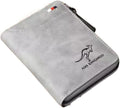 Anti-Theft Clutch Short Men's Leather Wallet Large Capacity 0188