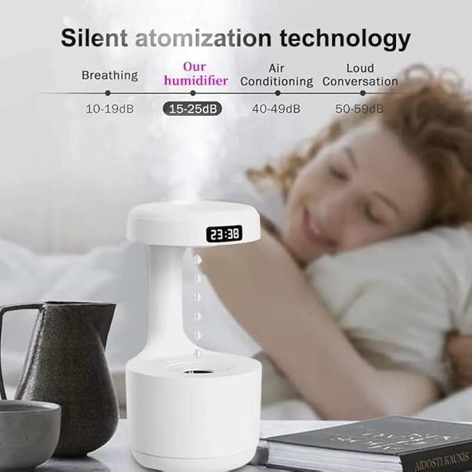 Anti-Gravity Water Droplet Humidifier, Hovering Water Droplet Backflow Anti-Gravity Water Droplet Humidifier, Hovering Water Droplet Backflow
