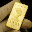 Replica Gold Plated Bullion Bar Collectibles Souvenir 1 Troy OZ with Gift Box - TUZZUT Qatar Online Shopping