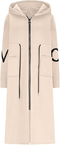 Women's Hooded Long Sleeve Knitted Sleeves Patchwork Casual Jacket 169496