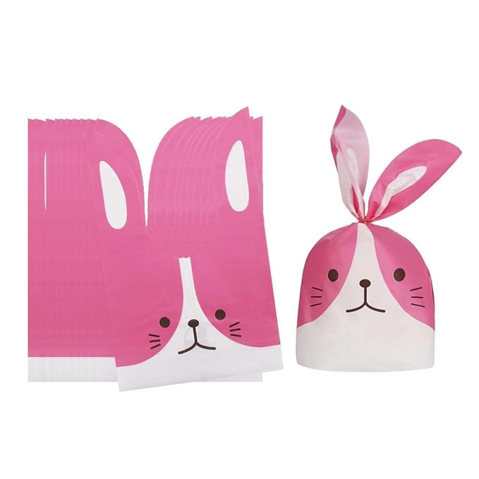 50 Pieces Rabbit Bunny Cat Gift Bags 50 Pieces Rabbit Bunny Cat Gift Bags