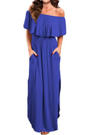 Women Crevlyn Long Sleeve Dress Casual Chiffon  74158 - TUZZUT Qatar Online Shopping