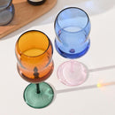 Juice Glasses Wine Tumbler Glass Portable Champagne Glasses 350ml - TUZZUT Qatar Online Shopping