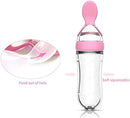 Baby Squeezy Silicone Spoon Bottle 1720389 - TUZZUT Qatar Online Shopping