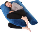 U Shaped Pregnancy Full Body Pillow with Velvet Cover 70x130cm - TUZZUT Qatar Online Shopping