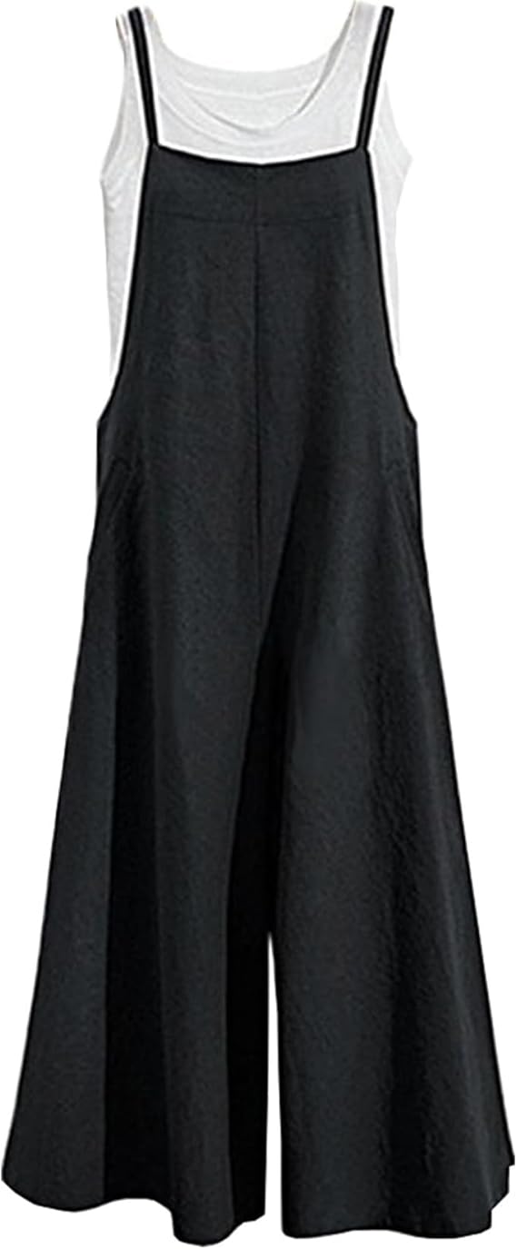 Women's Oversize Bib Trousers Wide Leg pants Jumpsuit 001444018 Women's Oversize Bib Trousers Wide Leg pants Jumpsuit 001444018