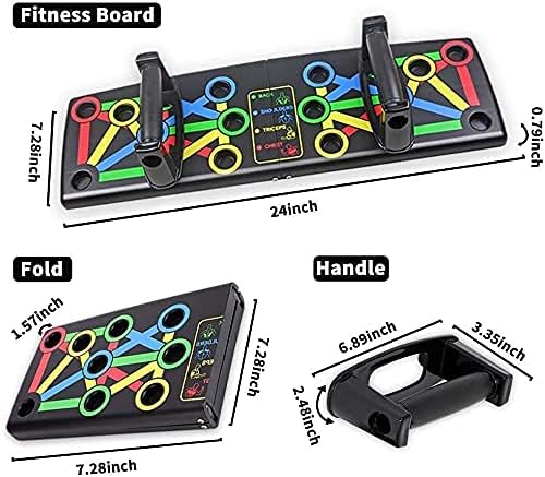 Foldable Push Up Board | Fitness Workout Train | Gym Exercise Pushup Stands - TUZZUT Qatar Online Shopping